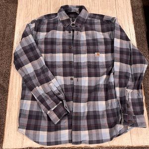 Carhartt Rugged Flex relaxed fit midweight flannel.